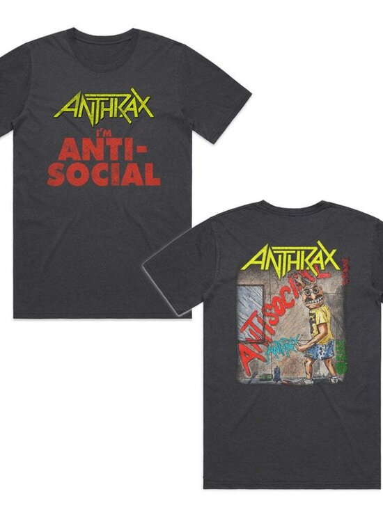 Erica H Other - Anthrax Im The Man Anti Social Thrash Metal Unisex T-Shirt
